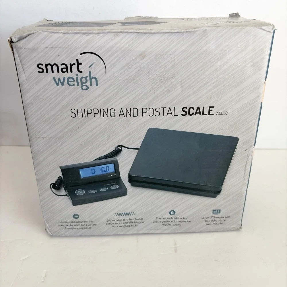 Smart Weigh ACE110 Digital Shipping Postal Scale 110 lb Remote LCD Display